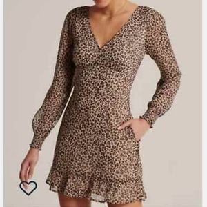 Abercrombie & Fitch leopard print dress